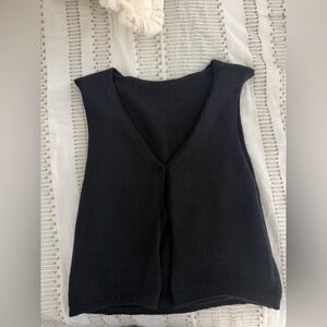 Knit vest top
